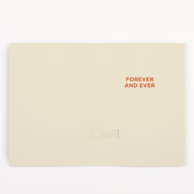 Biglietto di auguri musicale natalizio “Never Gonna Give you Up Infinito” con glitter nascosto