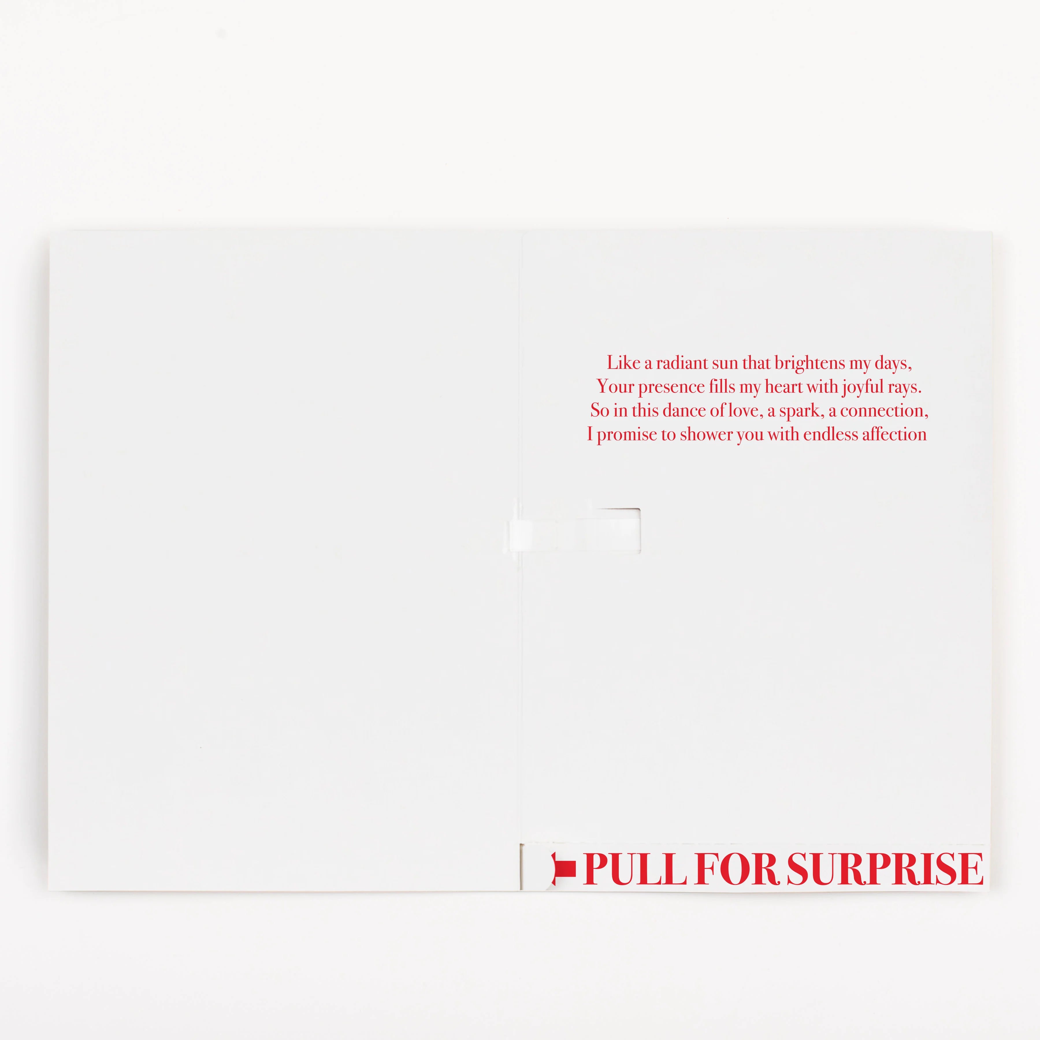 Biglietto di auguri musicale “ I Love You Infinito” con glitter nascosto